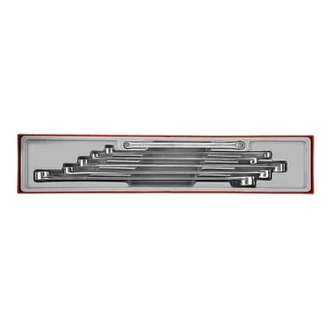 TENG 6PCE EXTRA LONG RING SPANNER SET 8-24MM - TTX-TRAY