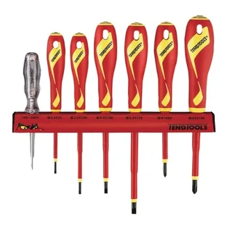 TENG SCREWDRIVER SET 7PCS VDE 1000V WALL RACK