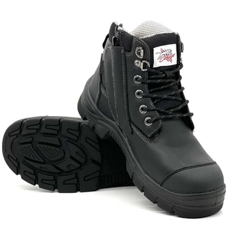 TORONTO - Cougar 6 Black Waterproof Upper Side Zip Boot