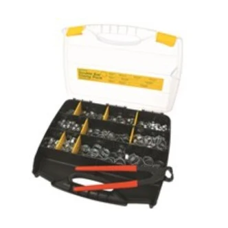 TRIDON DOUBLE EAR CLAMP KIT WITH PINCER