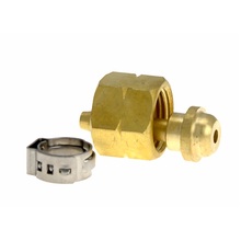 Hose Nut & Tail with Clip 5mm - Fuel