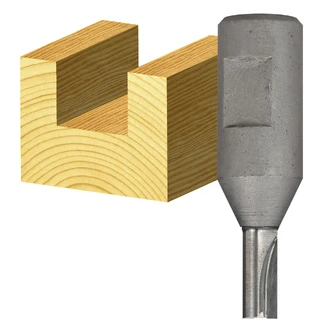 FOR SCHEER ROUTERS 1/4 CARBIDE INSERT, 2 FLT