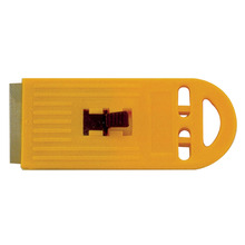 Yellow Plastic Scraper with 1 blade (1Pk)