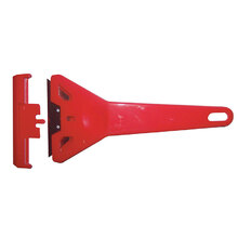 Red Plastic Scraper with H/D Blade (1Pk)