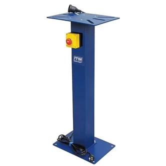 ITM HEAVY DUTY BENCH GRINDER STAND, WITH EMERGENCY STOP SWITCH, SUITS 200MM & 250MM GRINDERS