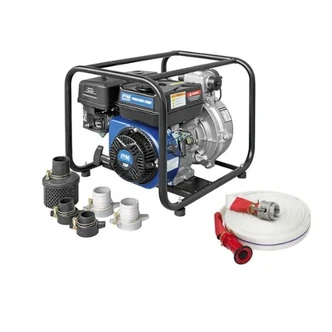 ITM WATER PRESSURE PUMP KIT, 6.5HP GX200 HONDA 50MM 21,000 L/H, PLUS 30M FIRE FIGHTING HOSE