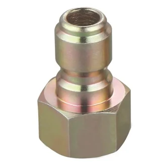 QUICK CONNECT 3/8" BSP PLUG TO 3/8" FEMALE THREAD, TO SUIT PRESSURE WASHER
