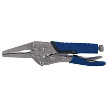 ITM LOCKING PLIER, LONG NOSE WITH TPR RUBBER GRIP, 165MM