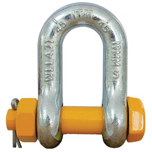 ITM DEE SHACKLE, YELLOW PIN GS SAFETY PIN