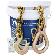 ITM G70 TRANSPORT CHAIN WITH LUG LINK & SLIP HOOK, 5M LENGTH