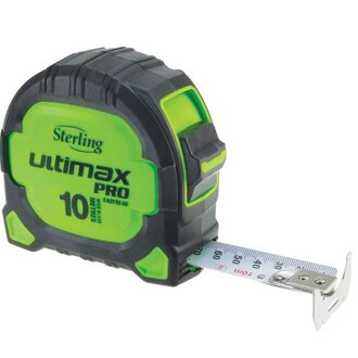 Sterling Ultimax Pro Tape Measure Easyread: 10m Metric