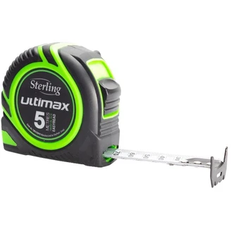 Sterling Ultimax Tape Measure Easyread: 5m x 19mm Metric