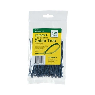 METAL DETECTABLE CABLE TIE BLUE