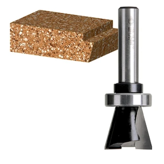 SOLID SURFACE BIT 15 DEG. INV TCT, 2 FLT 1/2 SHK W/BEAR