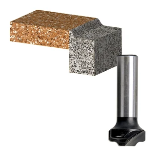 SOLID SURFACE BIT 23.8MM TCT, 2 FLT 1/2 SHK