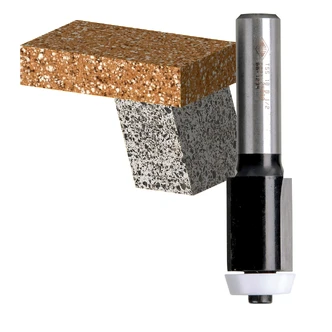OVERHANG TRIM BIT 19MM TCT, 2 FLT 1/2 SHK W/GUIDE