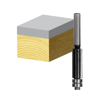 TRIM BIT FLUSH 12.7MM TCT, 2 FLT 1/2 SHK D/BEAR