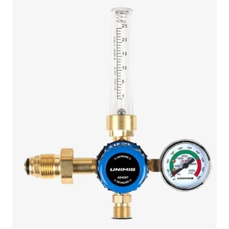 UNIMIG FLOWMETER SIDE INLET ARGON DUAL STAGE