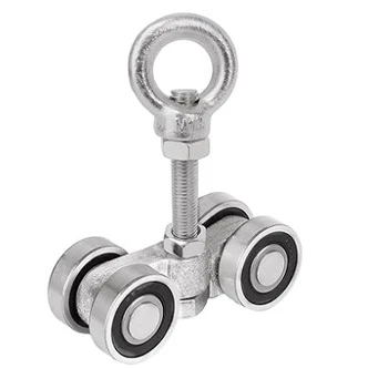 WHEEL ASSEMBLY WITH EYEBOLTS - DOUBLE WHEEL ASSEMBLY