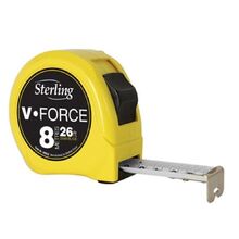 8m/26ft x 25mm V-Force Metric/Imperial Measuring Tape