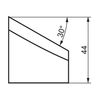 ITM EXTERNAL TOOL BIT, B30/44, 30 DEG X 44MM HIGH, TO SUIT PRO10PB BEVELLER