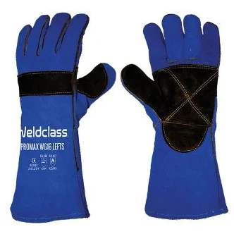 Gloves Welding PROMAX WG16 Blue Lefts (Pair Of 2 x LH Gloves) Weldclass (12PK)