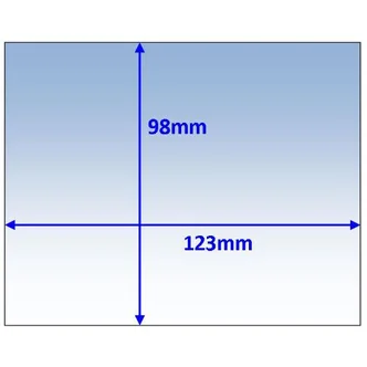 Lens Clear Outer 123x98mm Suit Cigweld Prolite Pk10 Weldclass