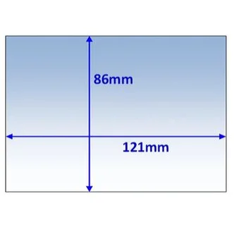 Lens Clear Inner 121x86mm Suit PROMAX 680/680R/850R Pk5 Weldclass