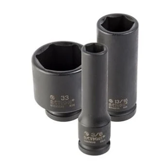 2-1/2" Drive 6-Point Metric Standard Impact Socket