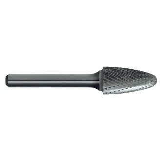 BURR B204 CARB TREE RAD-END DBL-CUT 1/4-SHK 1/4IN