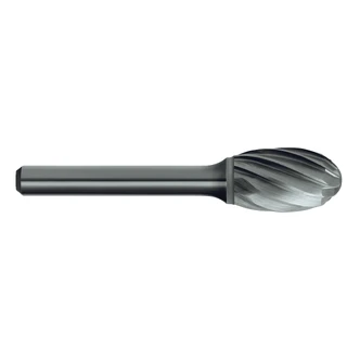 BURR B218 CARB OVAL ALU-CUT 1/4-SHK 3/8IN