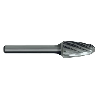 BURR B219 CARB TREE RAD-END ALU-CUT 1/4-SHK 1/4IN