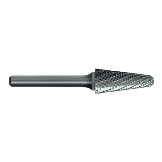 BURR B307 CARB TAPER RAD-END DBL-CUT 6MM-SHK