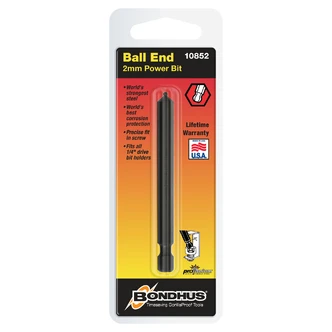 BONDHUS BALL END POWER BIT 3" (76MM)