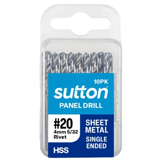 DRILL D132 PANEL SHORTIE HSS BRT 10PK
