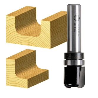 DISH CUT BIT TCT 1/2 SHK W/BEAR