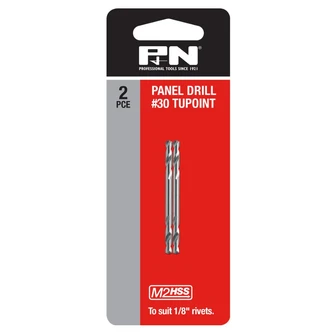 DRILL PANEL D/END HSS BRIGHT #30
