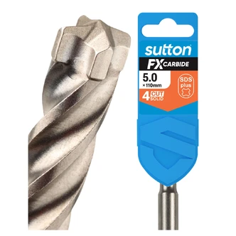 DRILL D638 MASONRY SDS+ 4CUT SOLID FX-CARBIDE