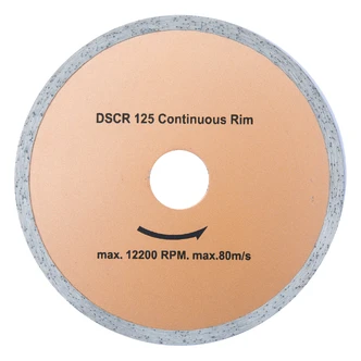 DIAMOND SAW BLADE CONTINUOUS RIM