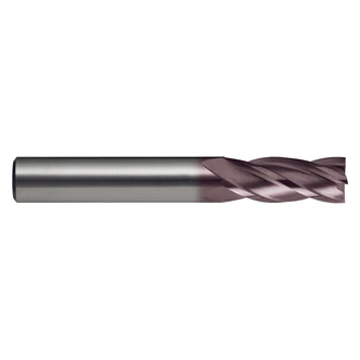 E/MILL E192 REG. 4 Flute R30 N DIN844K-A HSS-Co.8 TiAlN