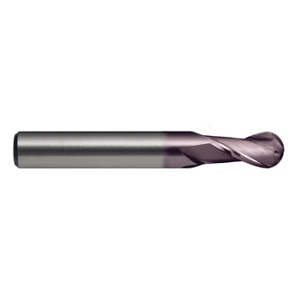 E/MILL E605 REG. BALL 2 Flutes R30 VHM TiAlN