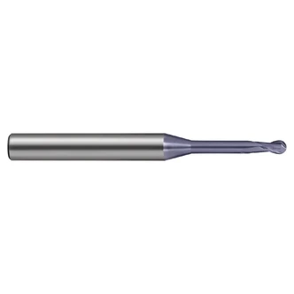 E/MILL MICRO E490 R30 2 FLUTE BALL NOSE VHM ALCRN