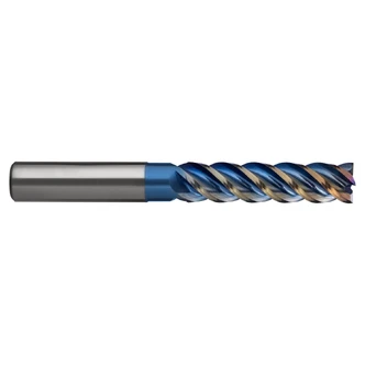 E/MILL E665 4XL 4FL R45 Al VHM HA HCR Coated