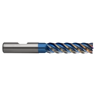 E/MILL E666 4XL 4FL R45 Al VHM HB HCR Coated
