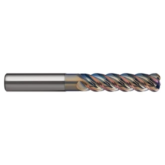 E/MILL E667 4XL 4FL R45 Al VHM HA HCR Coated