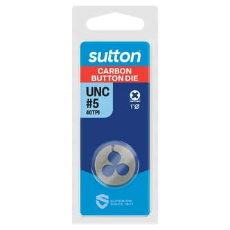 BUTTON DIE M412 UNC TCA 1"OD