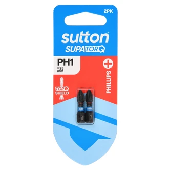 SCREWDRIVER BIT S200 SUPATORQ PHILLIPS 2PK