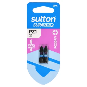 SCREWDRIVER BIT S202 SUPATORQ POZIDRIV PZ 2PK