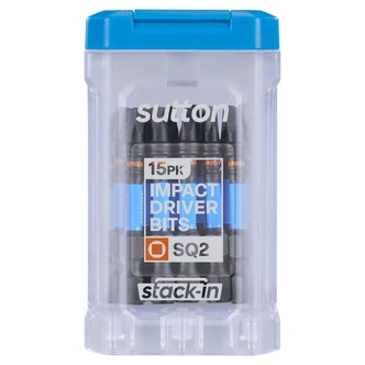 SCRDRV BIT S204 SUPATORQ SQUARE SQ2 STACK-IN 15PK