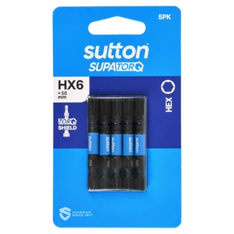 SCRDRV BIT S206 SUPATORQ HEX SET STACK-IN 8PC